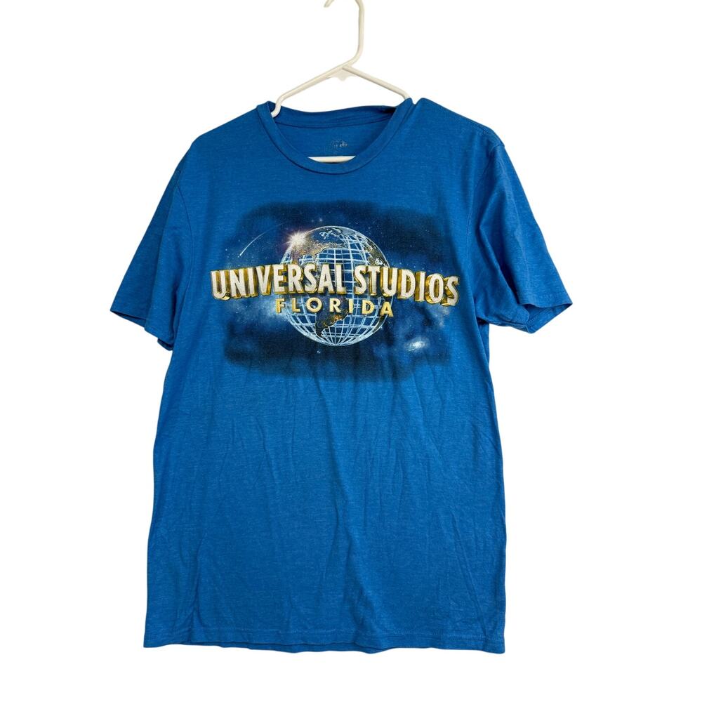 Universal Studios Florida Blue Graphic T Shirt Men’s Medium Theme Park